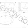 Купель овальная из лиственницы 1,08х1,75